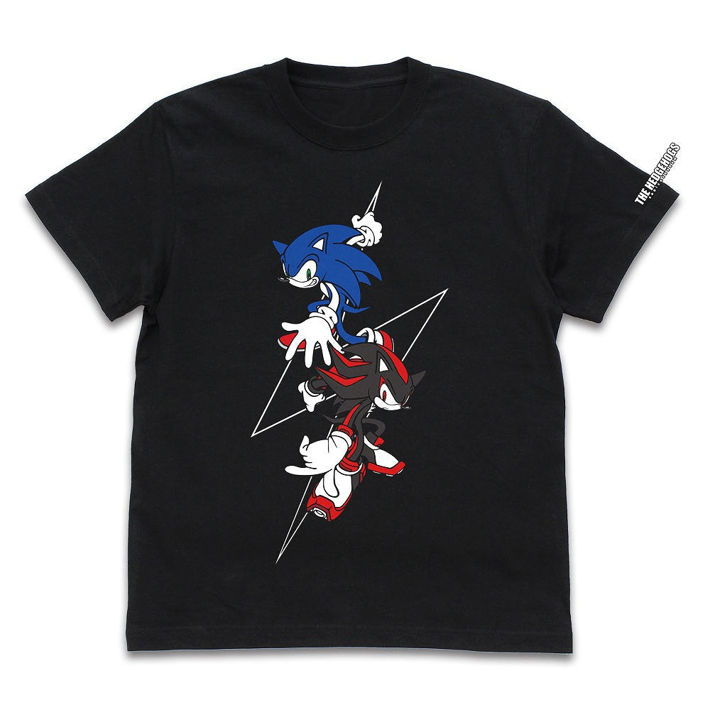 ソニック・ザ・ヘッジホッグ SONIC&SHADOW Tシャツ BLACK XL 【01/24頃入荷】