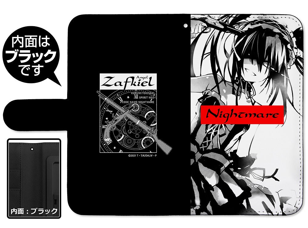 デート・ア・ライブIV 時崎狂三モノトーンVer. 手帳型スマホケース148 【02/04頃入荷】