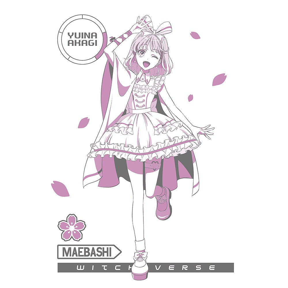 前橋ウィッチーズ 赤城ユイナ Tシャツ WHITE M 【03/16頃入荷】