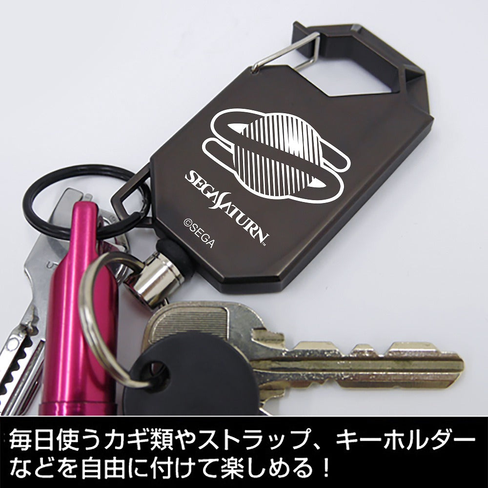 セガサターン ロゴ リールキーホルダー 【01/24頃入荷】