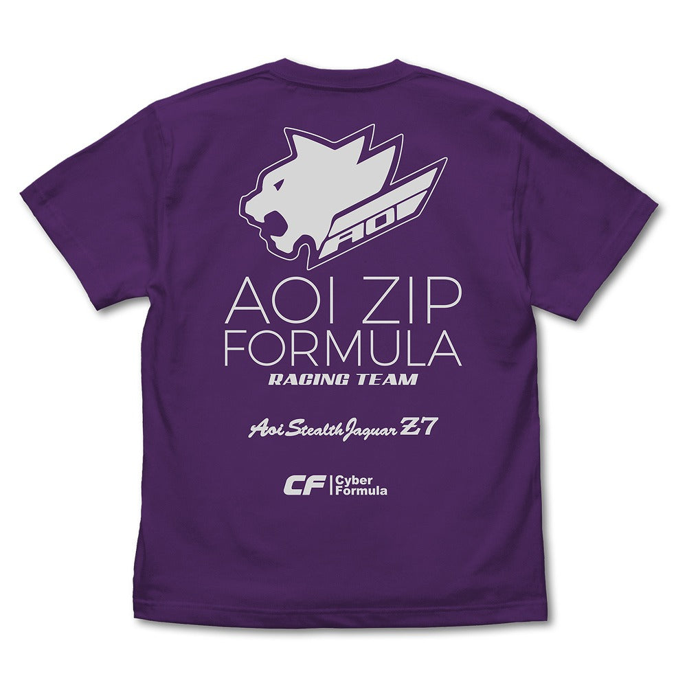 新世紀GPXサイバーフォーミュラ アオイZIPフォーミュラ Tシャツ BLACK M 【02/04頃入荷】