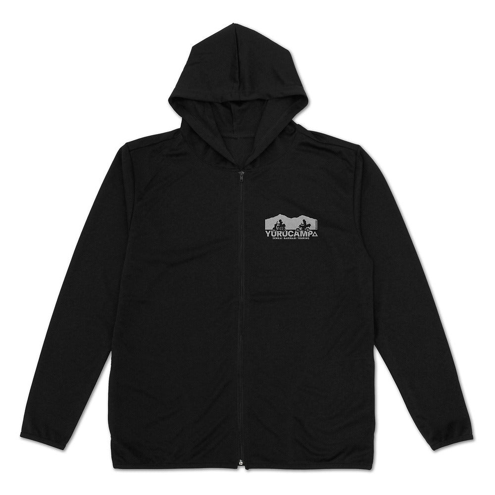 『ゆるキャン△ SEASON3』 リン・綾乃ツーリング 薄手ドライパーカー BLACK XXL 【01/24頃入荷】