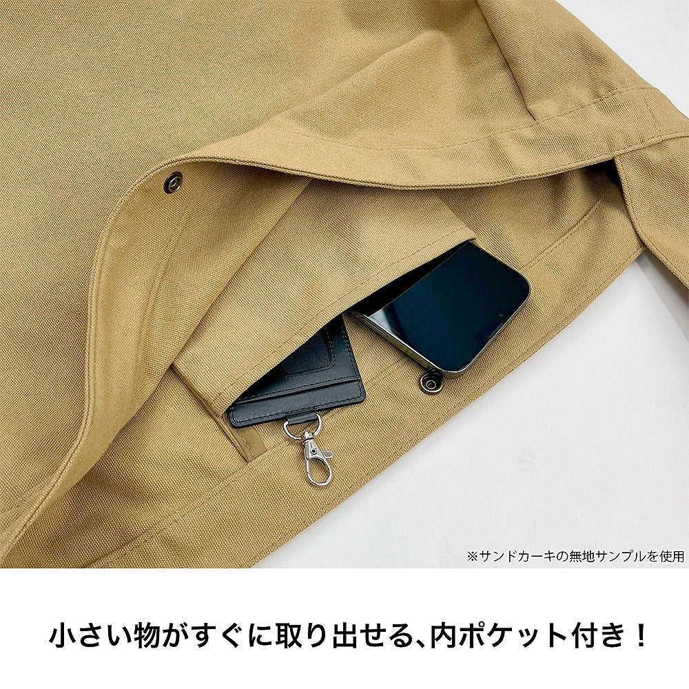 『ゆるキャン△ SEASON3』 バイクシルエット志摩リン ニュースペーパーバッグ SAND KHAKI 【01/24頃入荷】