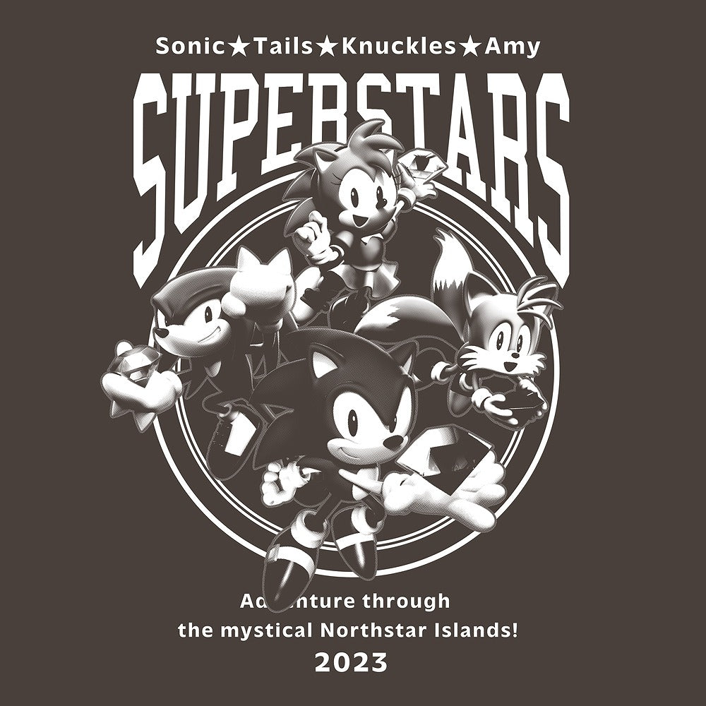 ソニック・ザ・ヘッジホッグ ソニックスーパースターズ Tシャツ CHARCOAL L 【01/24頃入荷】