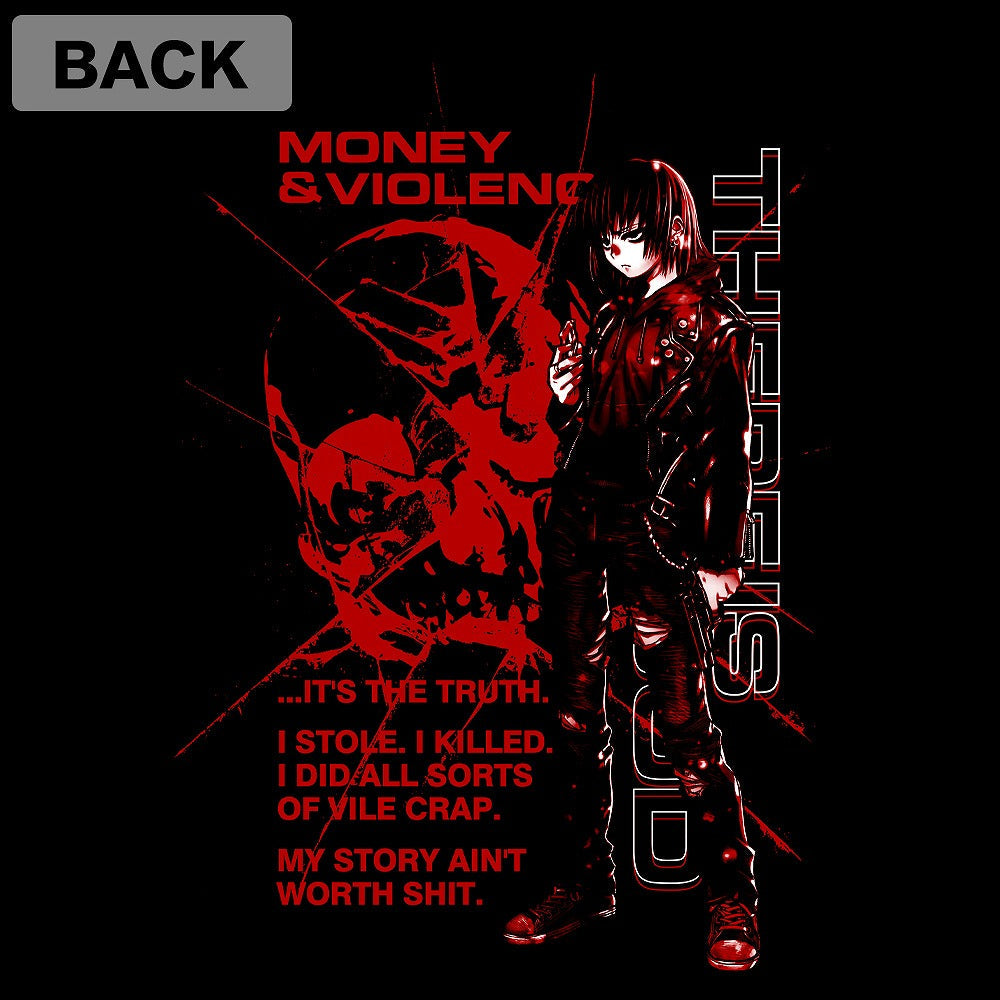 ブラック・ラグーン レヴィ Tシャツ 少女期Ver. BLACK M 【01/24頃入荷】