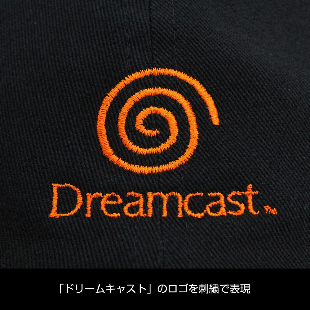 ドリームキャスト ロゴ 刺繍ローキャップ BLACK 【01/24頃入荷】
