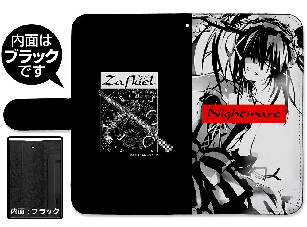 デート・ア・ライブIV 時崎狂三モノトーンVer. 手帳型スマホケース138 【02/04頃入荷】