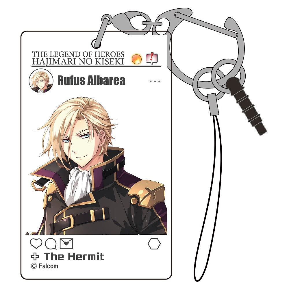 英雄伝説 創の軌跡 ルーファス・アルバレア SNS風アクリルキーホルダー 【02/04頃入荷】