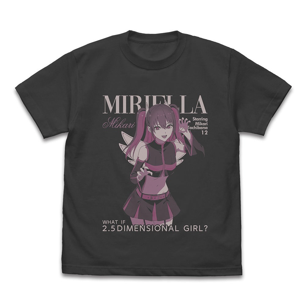 TVアニメ「2.5次元の誘惑」 ミリエラ 天使空挺隊ver. Tシャツ  SUMI XL 【02/04頃入荷】