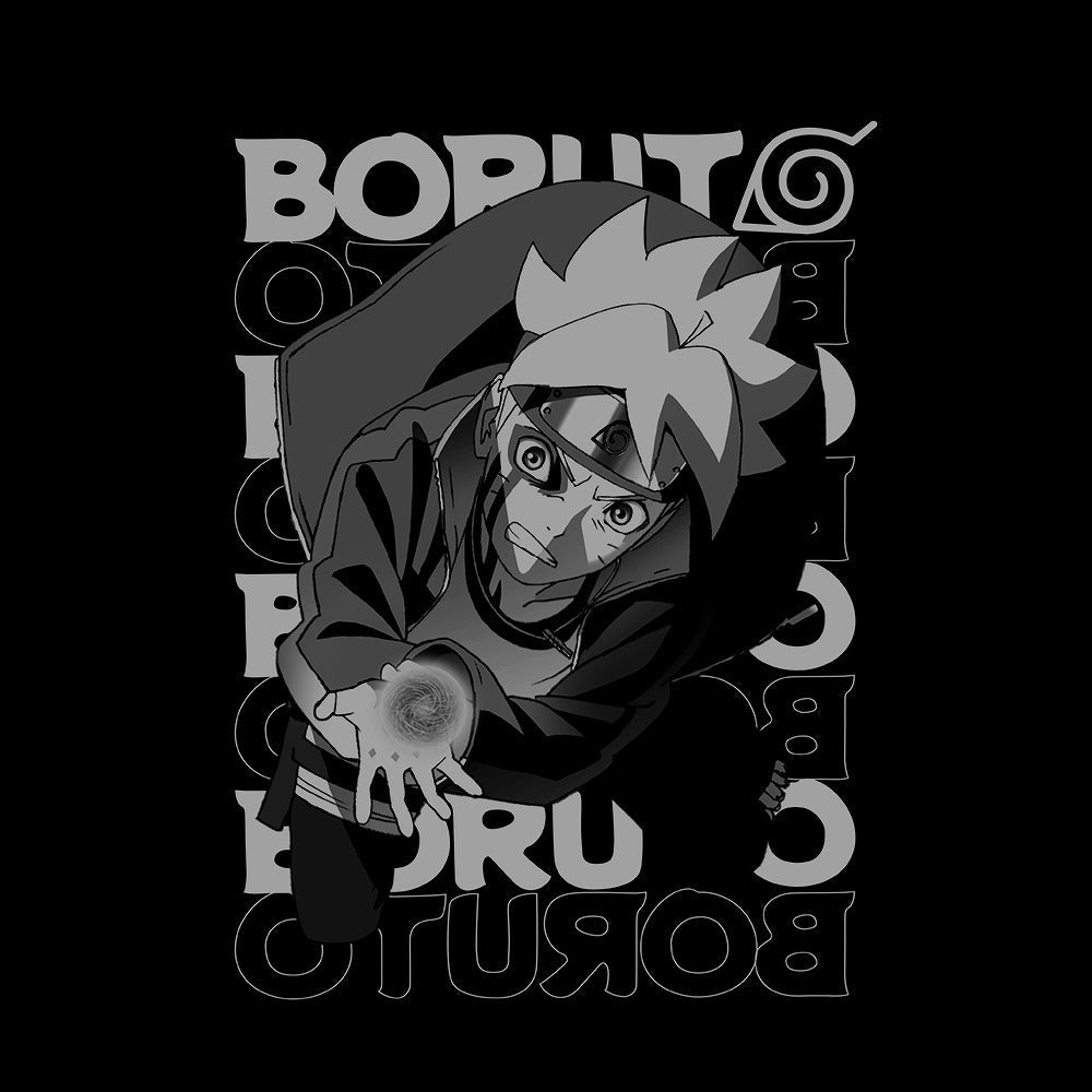 BORUTO-ボルト- NARUTO NEXT GENERATIONS うずまきボルト(カーマ)Tシャツ BLACK M 【12/24頃入荷】