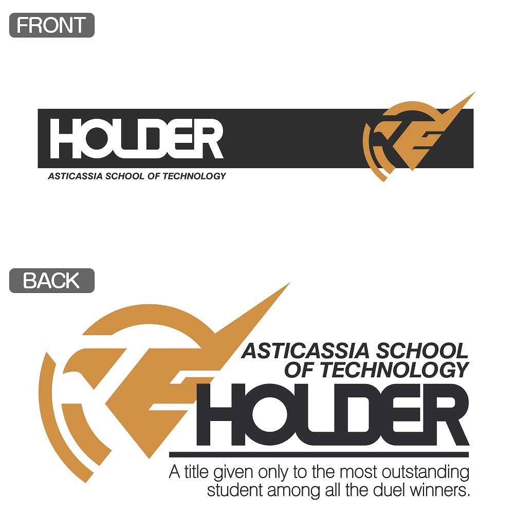 機動戦士ガンダム 水星の魔女 アスティカシア高等専門学園 ホルダー Tシャツ WHITE M 【03/16頃入荷】