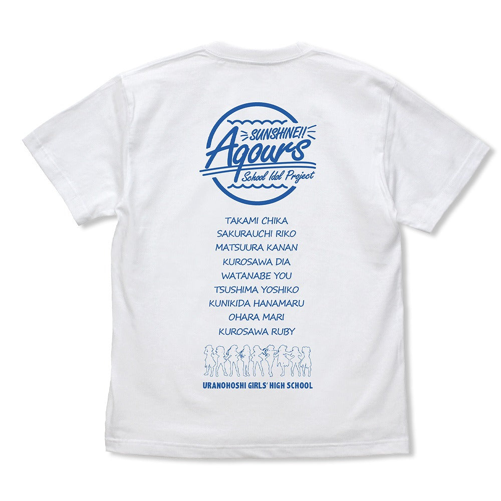 ラブライブ!サンシャイン!! Aqours Tシャツ BLACK L 【02/04頃入荷】