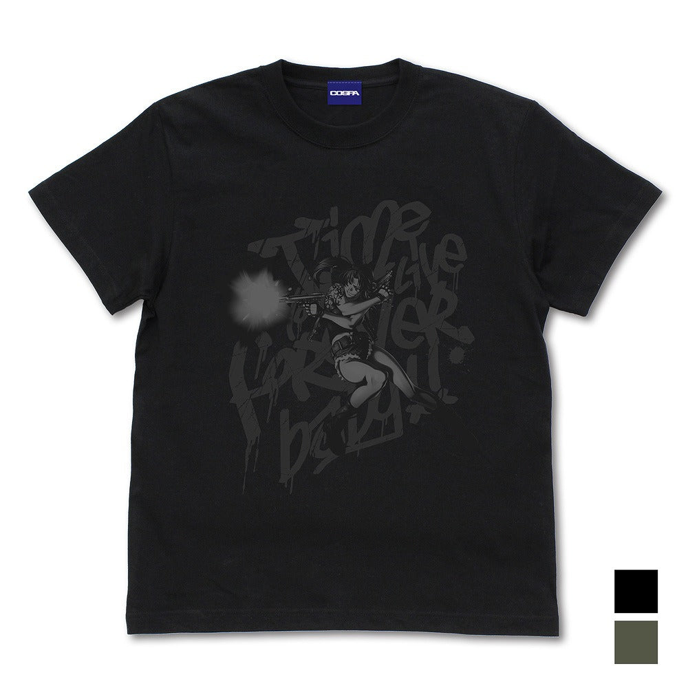 ブラック・ラグーン Shooting レヴィ Tシャツ MOSS L 【01/24頃入荷】