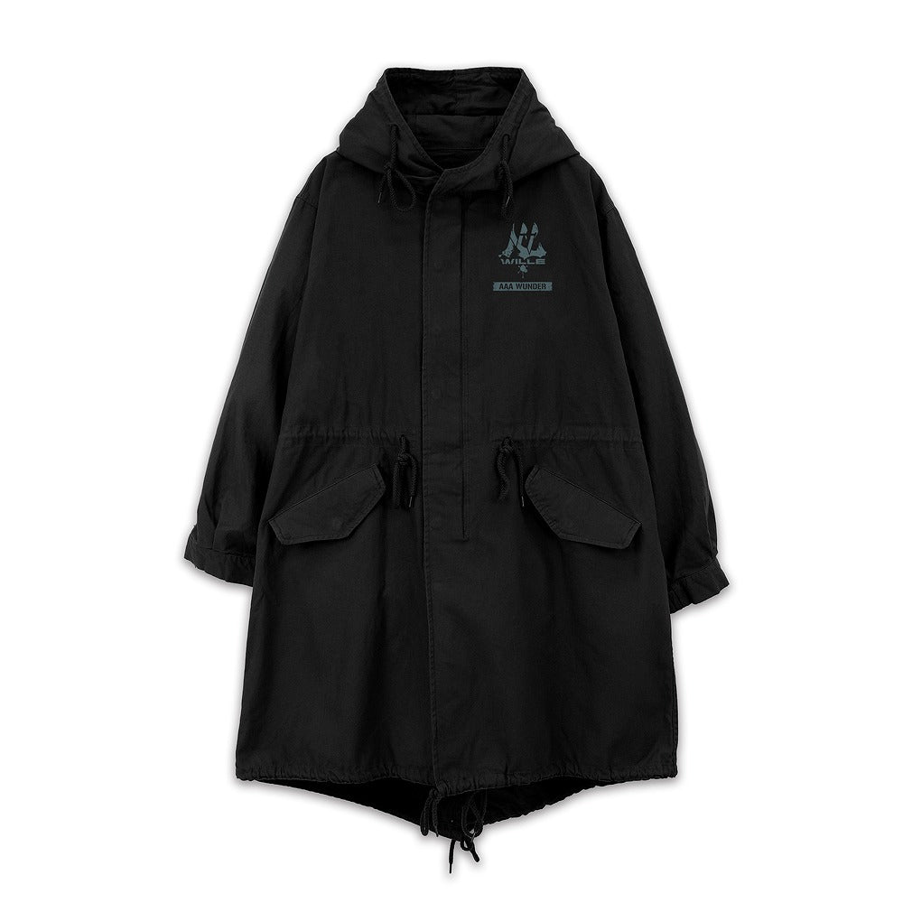 EVANGELION WILLE&AAA Wunder M-51ジャケット BLACK XL 【01/24頃入荷】