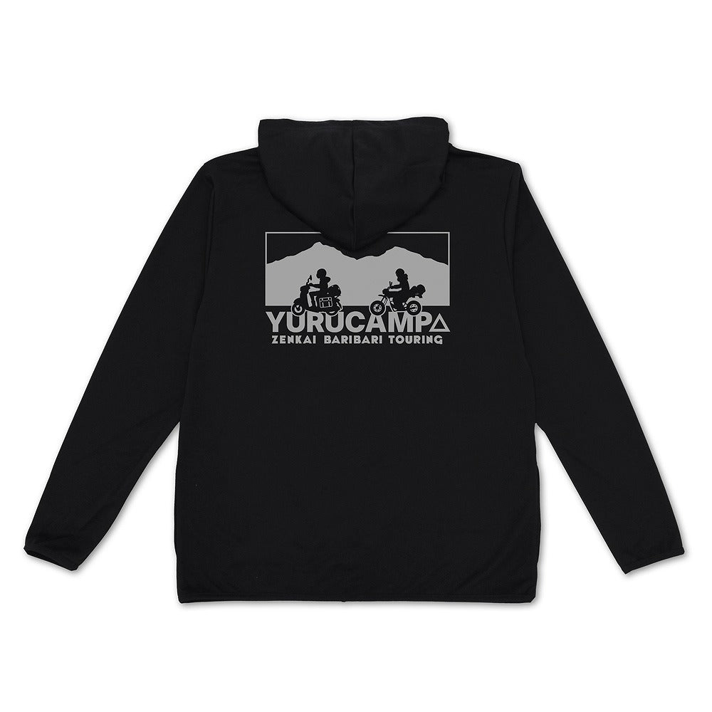 『ゆるキャン△ SEASON3』 リン・綾乃ツーリング 薄手ドライパーカー BLACK XXL 【01/24頃入荷】