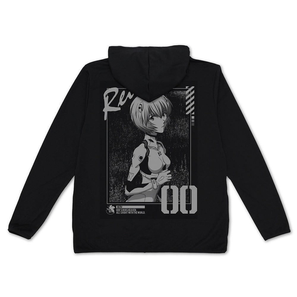 EVANGELION 綾波レイ 薄手ドライパーカー GRAY M 【01/24頃入荷】