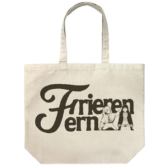 葬送のフリーレン フリーレン&フェルン ラージトート NATURAL 【02/04頃入荷】