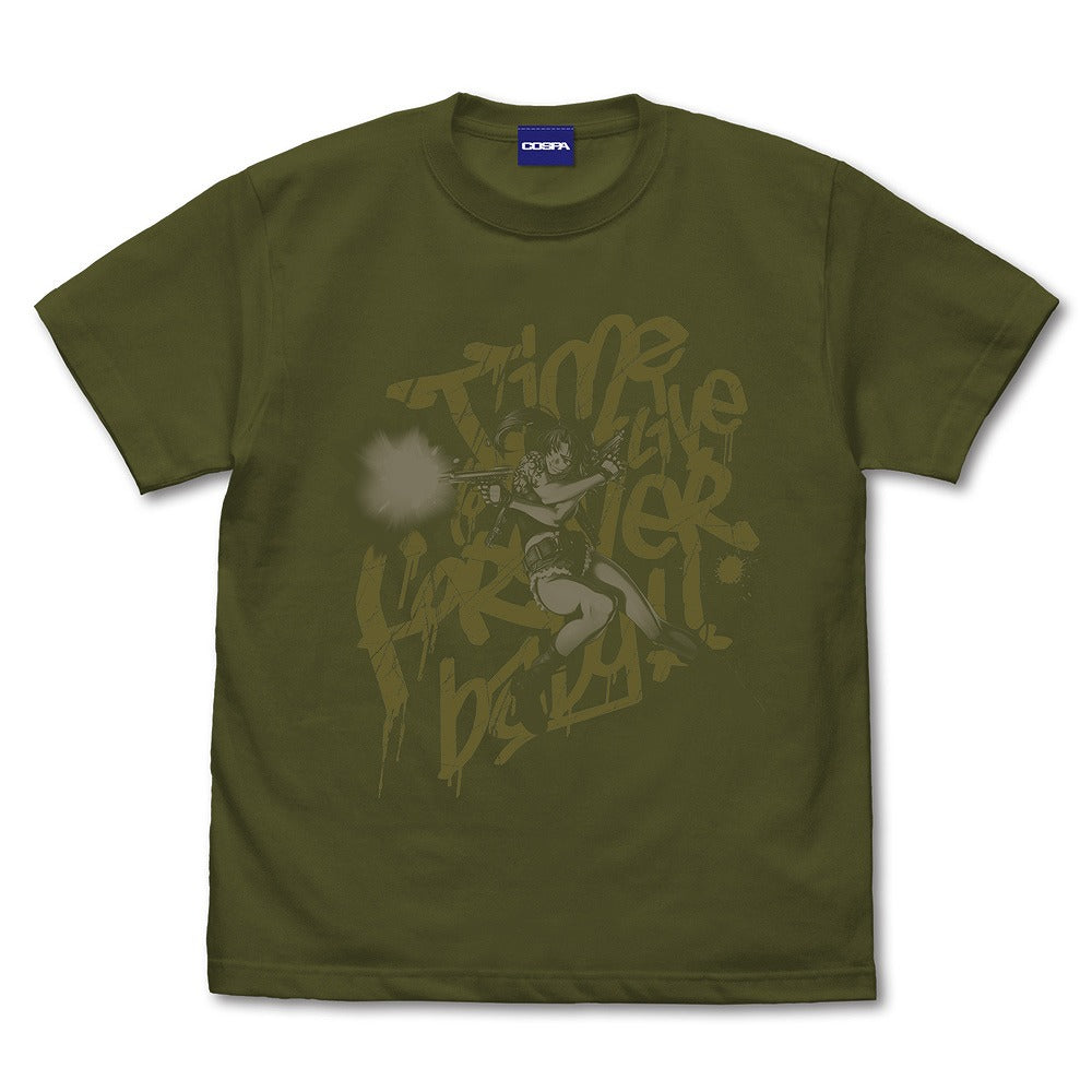 ブラック・ラグーン Shooting レヴィ Tシャツ MOSS XL 【01/24頃入荷】