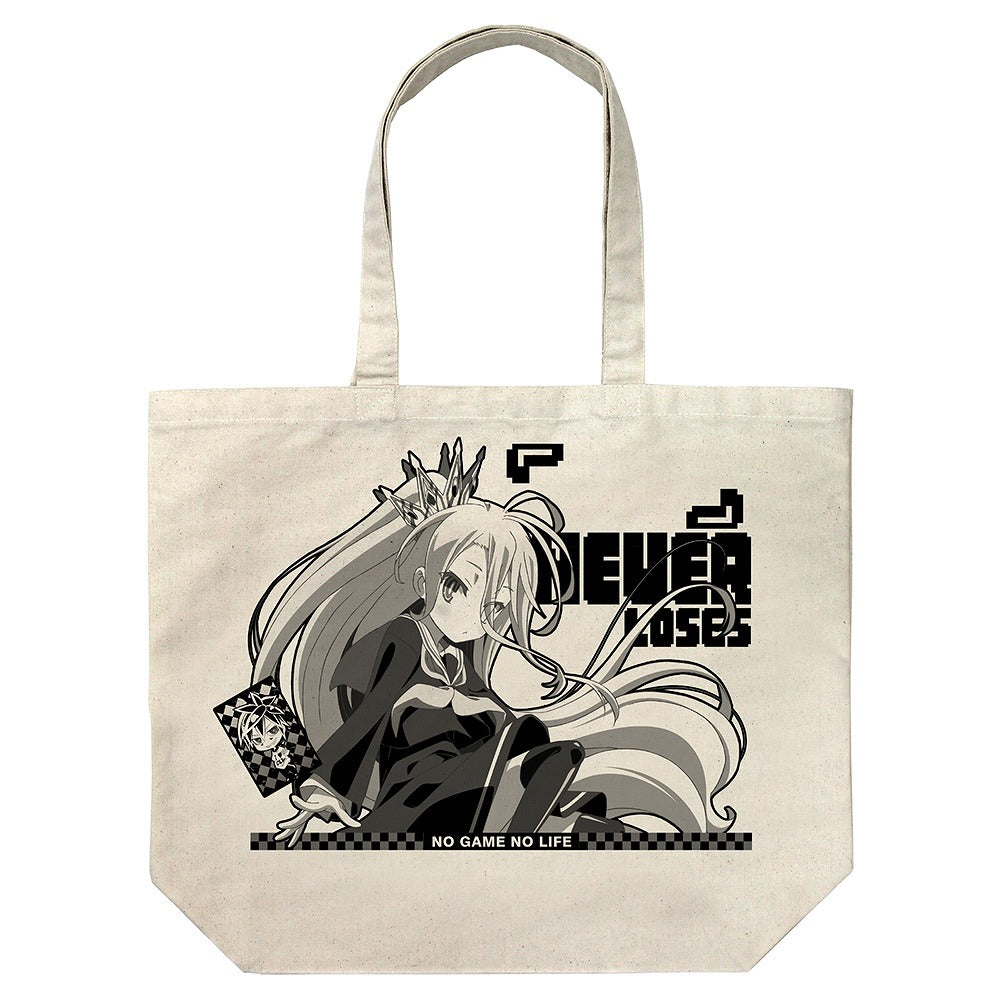 ノーゲーム・ノーライフ 「白」ラージトート NATURAL 【01/24頃入荷】