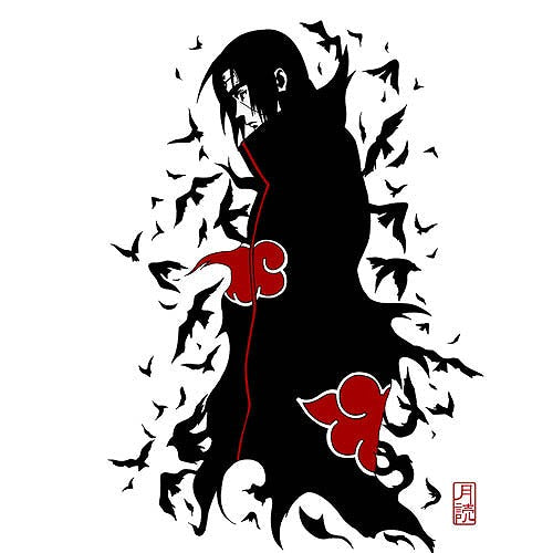 NARUTO-ナルト- 疾風伝 イタチの月読 Tシャツ WHITE XL 【01/24頃入荷】