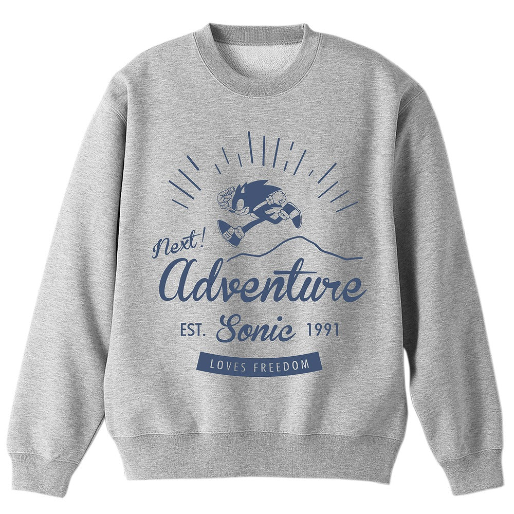 ソニック・ザ・ヘッジホッグ ソニック アウトドア トレーナー MIX GRAY L 【01/24頃入荷】