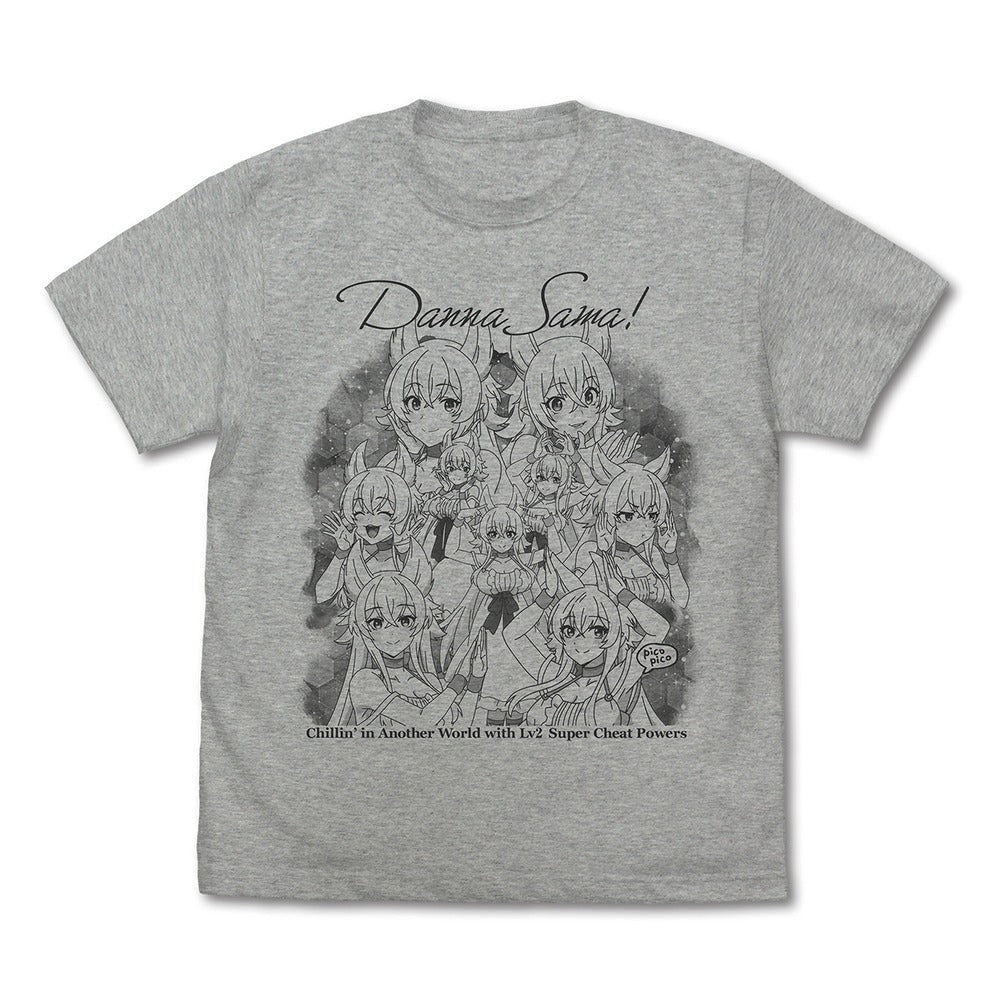 Lv2からチートだった元勇者候補のまったり異世界ライフ フェンリース 「旦那様!」Tシャツ MIX GRAY M 【01/24頃入荷】