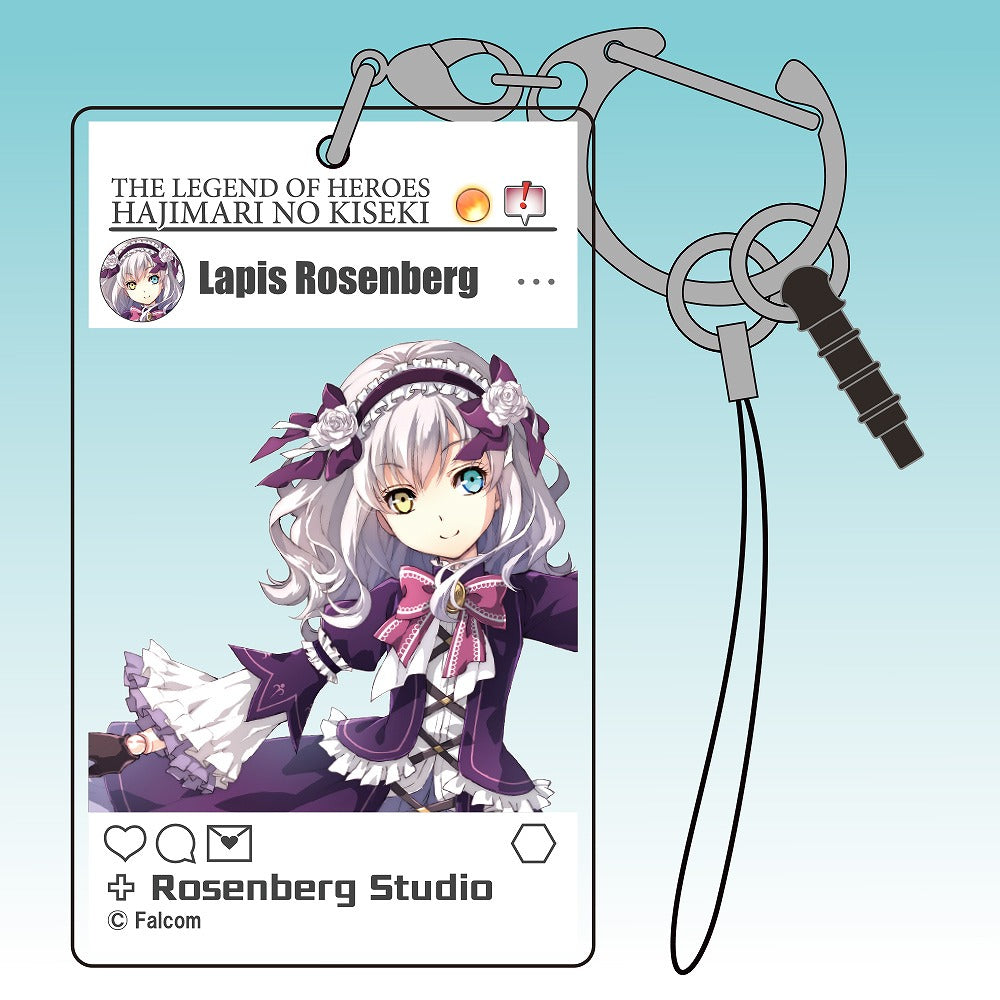 英雄伝説 創の軌跡 ラピス・ローゼンベルク SNS風アクリルキーホルダー 【02/04頃入荷】