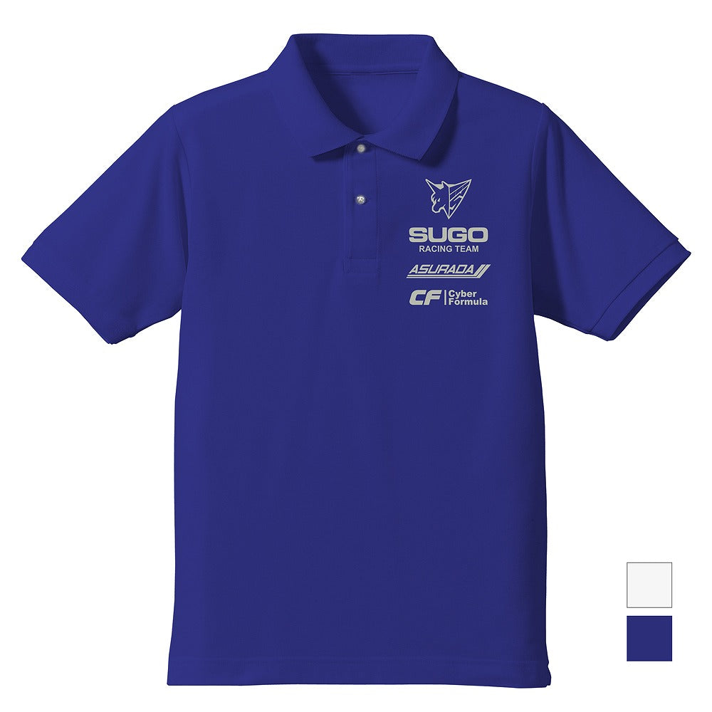新世紀GPXサイバーフォーミュラ スゴウアスラーダ ポロシャツ ROYAL BLUE S 【02/04頃入荷】