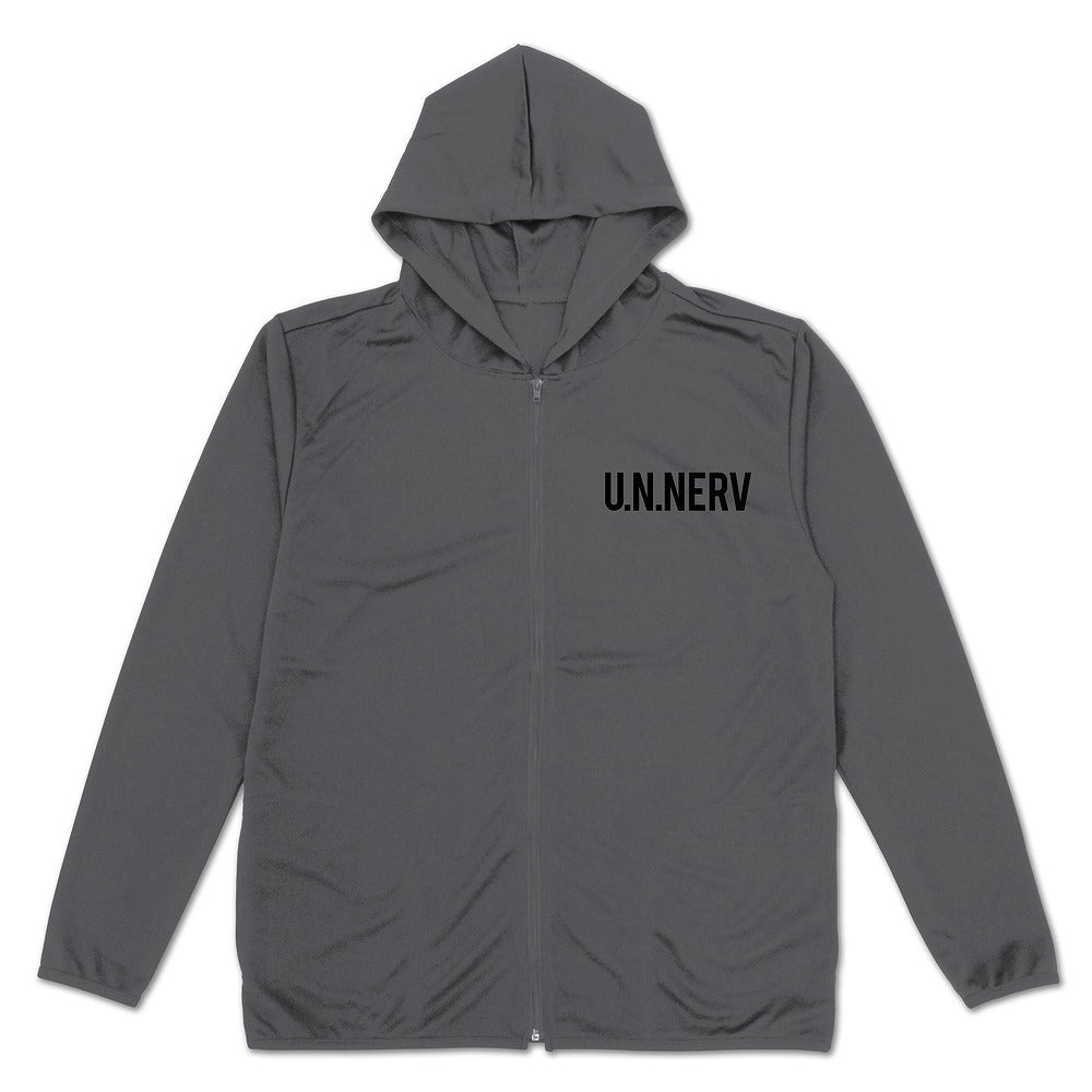 EVANGELION U.N.NERV 薄手ドライパーカー BLACK XXL 【01/24頃入荷】