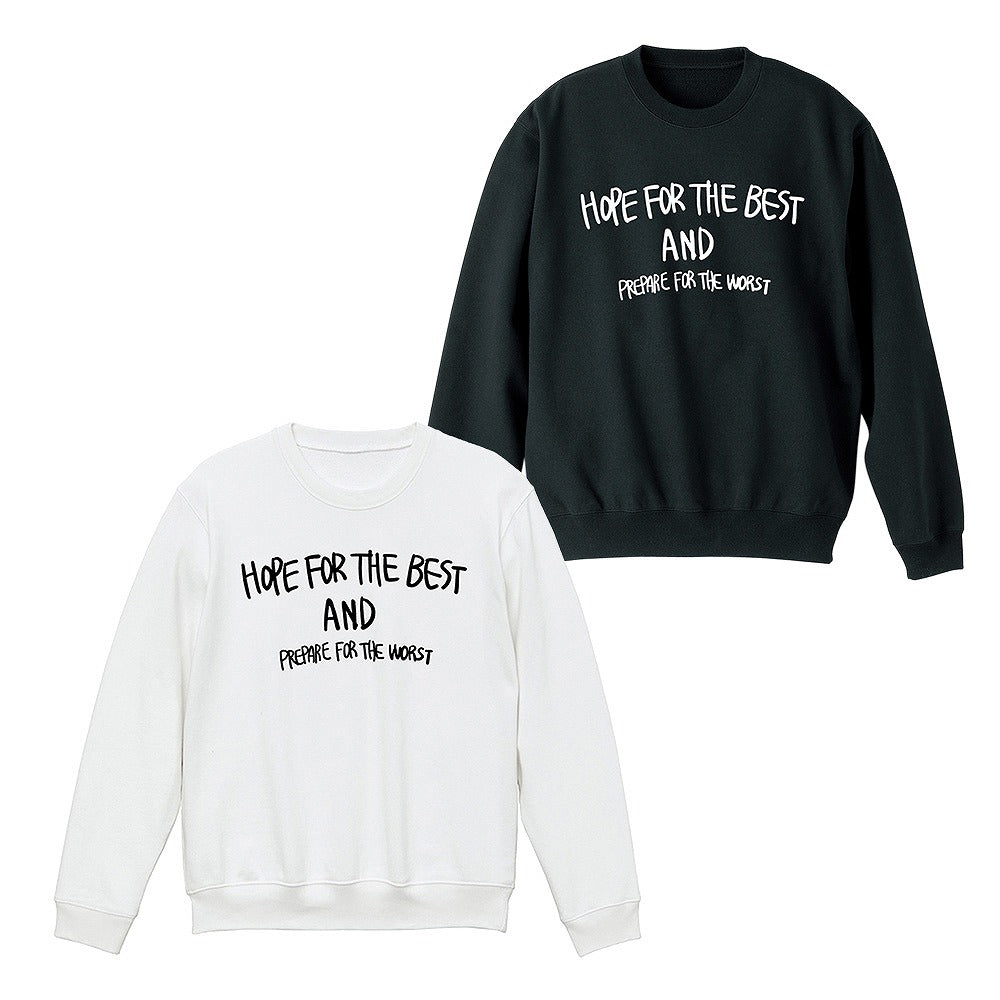 ガールズバンドクライ 井芹仁菜の「HOPE FOR THE BEST」トレーナー WHITE XL 【01/24頃入荷】