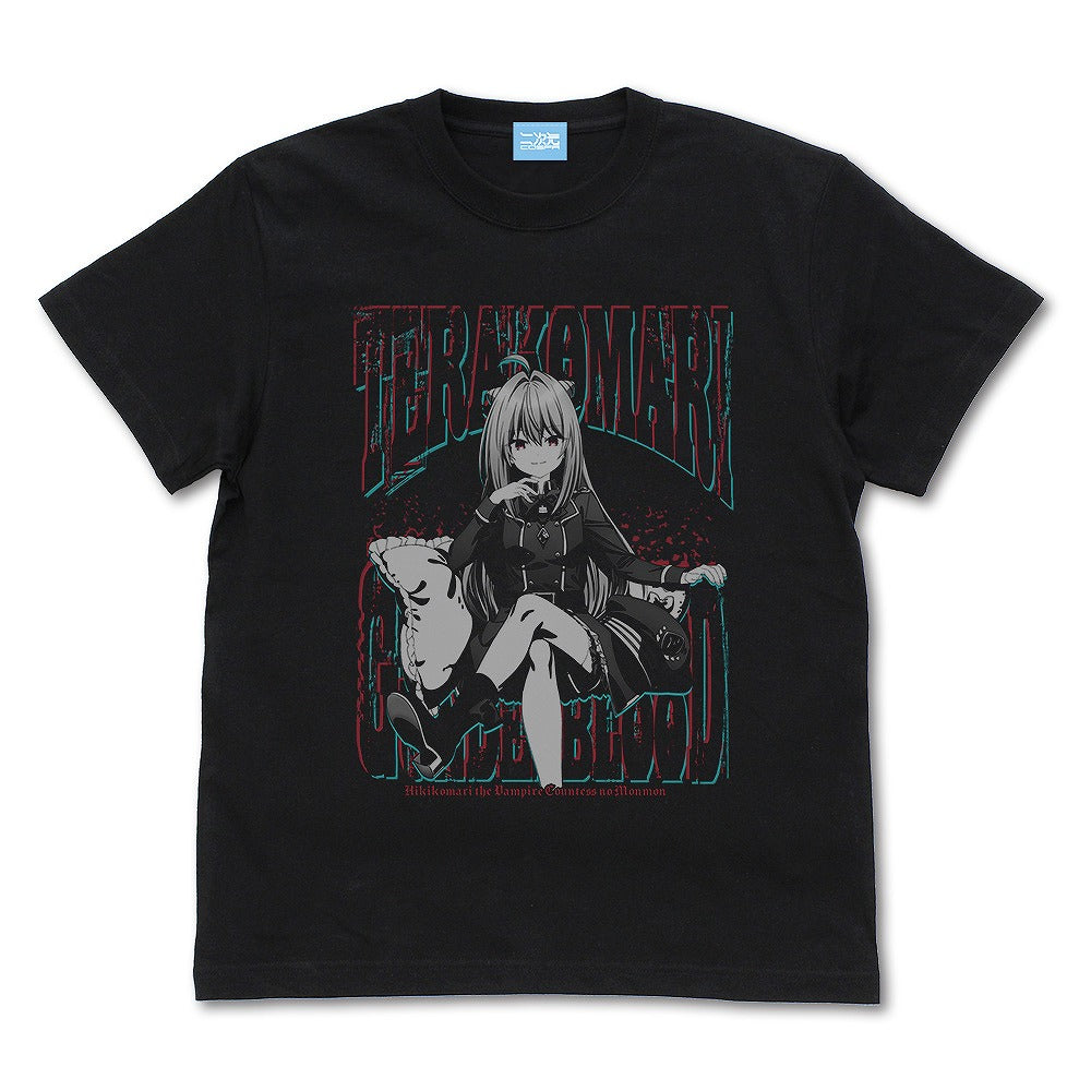 テレビアニメ「ひきこまり吸血姫の悶々」 テラコマリ・ガンデスブラッド Tシャツ BLACK M 【12/24頃入荷】