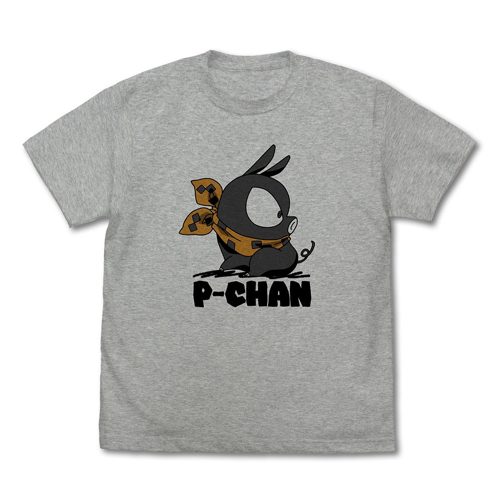 らんま1/2 ピッグのPちゃん Tシャツ MIX GRAY XL 【01/24頃入荷】