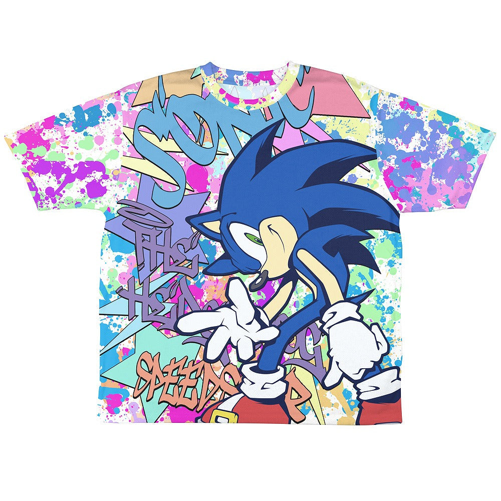 ソニック・ザ・ヘッジホッグ 両面フルグラフィックTシャツ グ.. S 【01/24頃入荷】