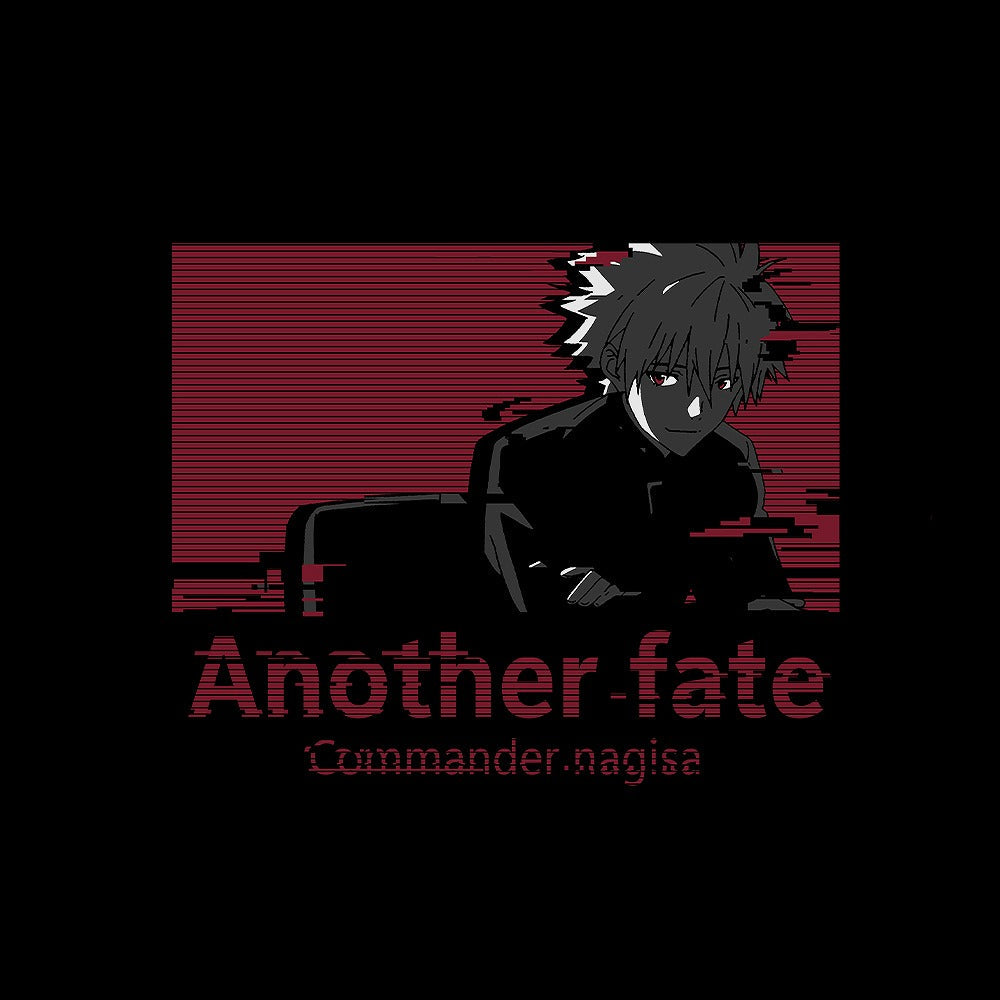 EVANGELION 渚司令 Tシャツ BLACK L 【01/24頃入荷】