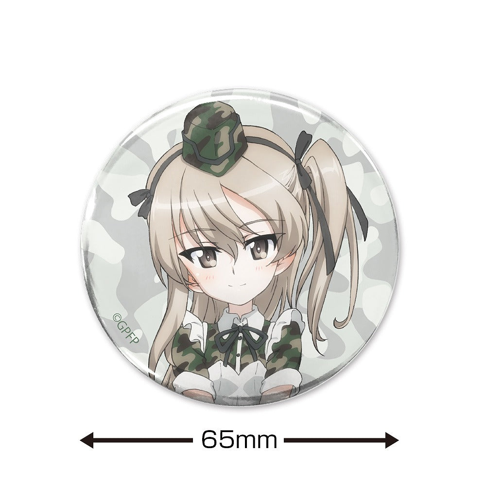 ガールズ&パンツァー 最終章 島田愛里寿 65mm缶バッジ ミリタリーメイドver. 【02/04頃入荷】