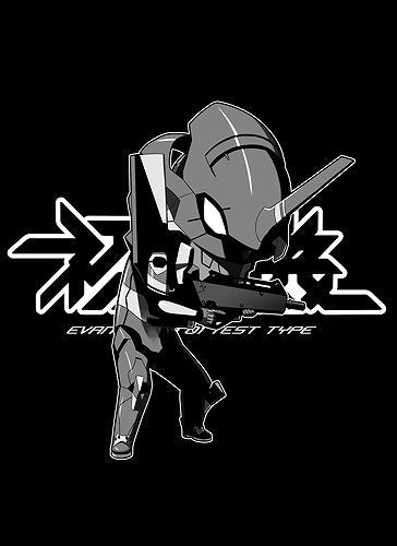 EVANGELION 初号機 Tシャツ デフォルメVer. BLACK XL 【01/24頃入荷】