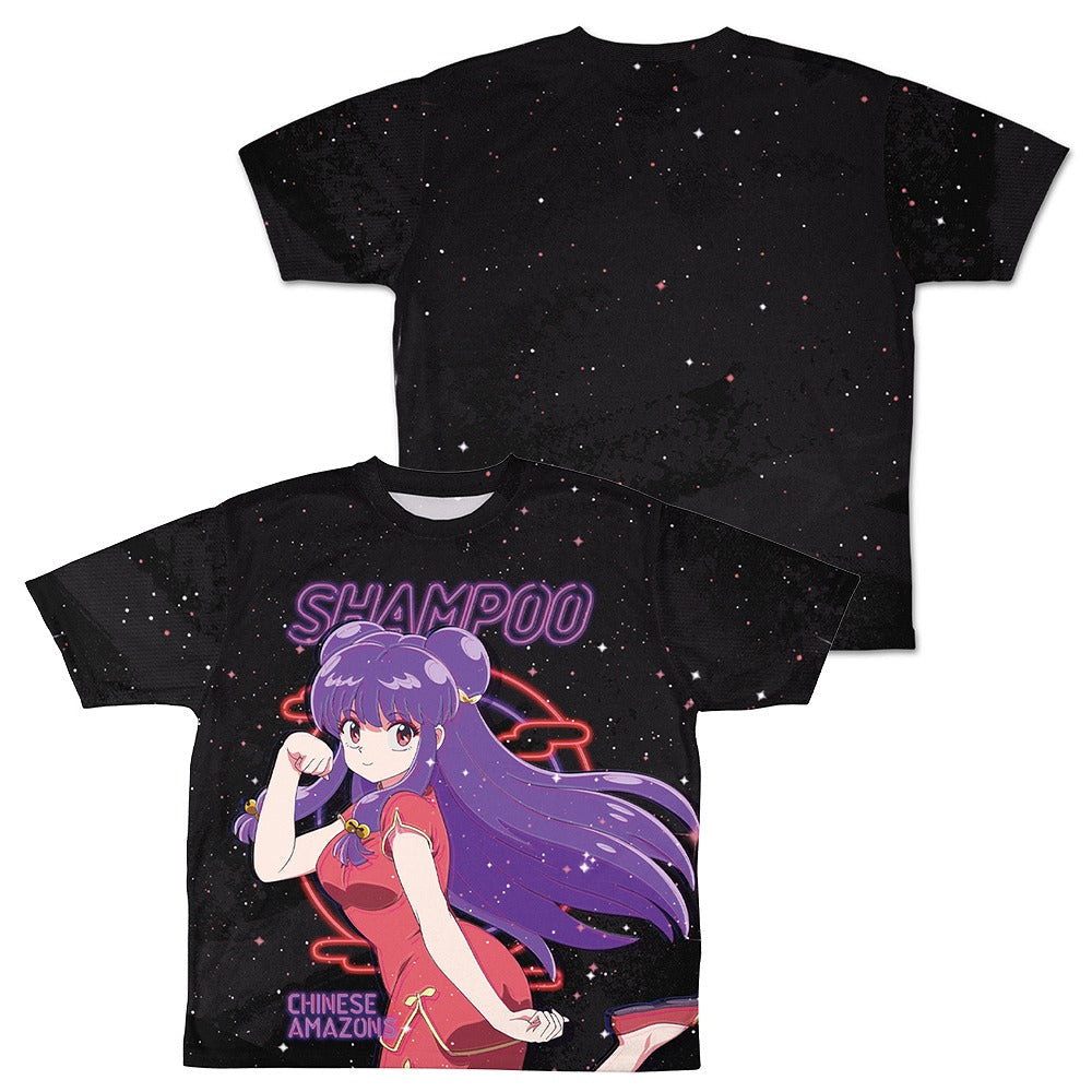 らんま1/2 シャンプー 両面フルグラフィックTシャツ ネオンサインVer.. M 【01/24頃入荷】