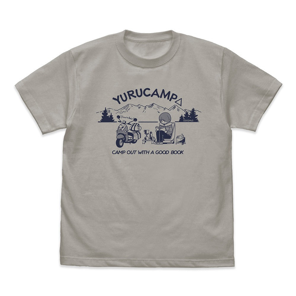 『ゆるキャン△ SEASON3』 本を読む志摩リン Tシャツ MOSS M 【01/24頃入荷】