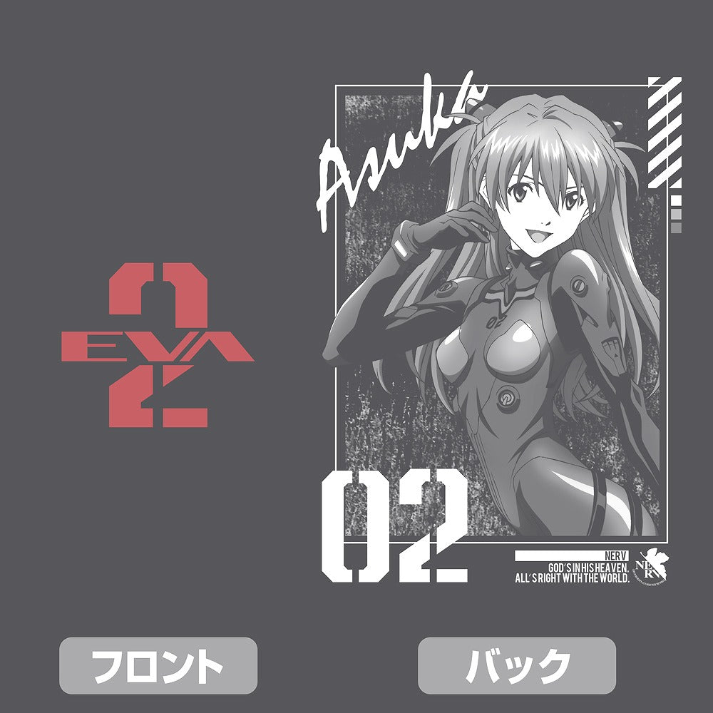 EVANGELION 式波・アスカ・ラングレー 薄手ドライパーカー BLACK L 【01/24頃入荷】