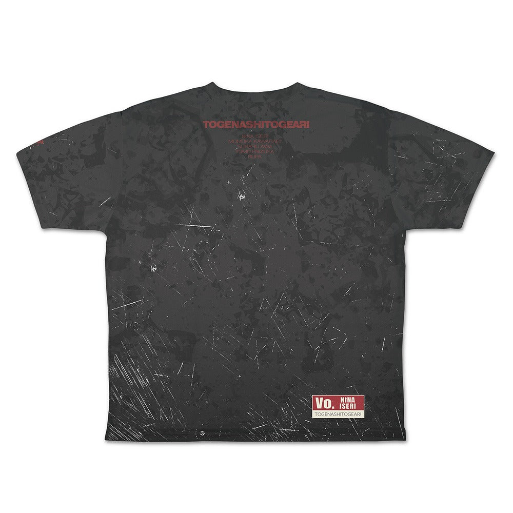 ガールズバンドクライ 描き下ろし 井芹仁菜 両面フルグラフィックTシャツ アー写V.. M 【01/24頃入荷】