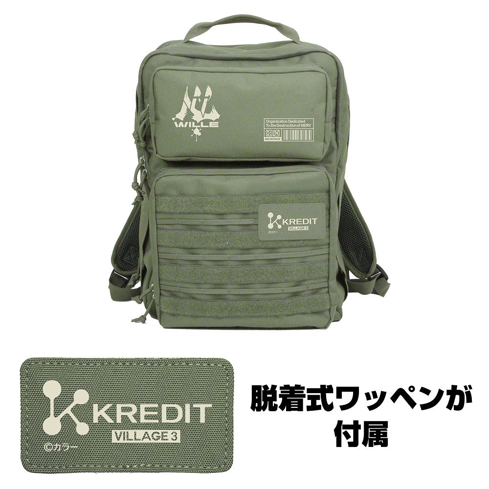 EVANGELION WILLE ファンクショナルバックパック BLACK 【01/24頃入荷】