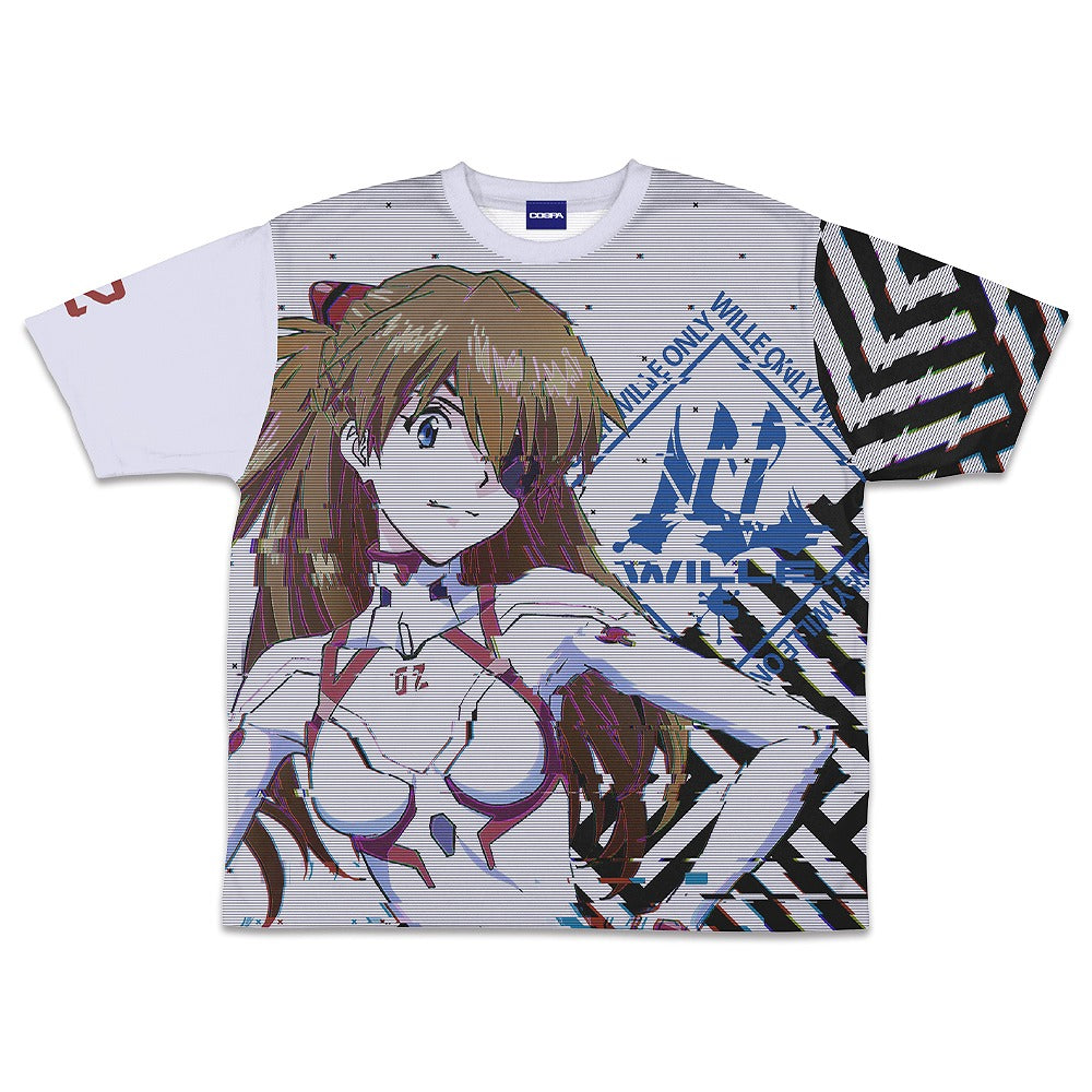 EVANGELION 式波・アスカ・ラングレー 両面フルグラフィックTシャツ WI.. M 【01/24頃入荷】