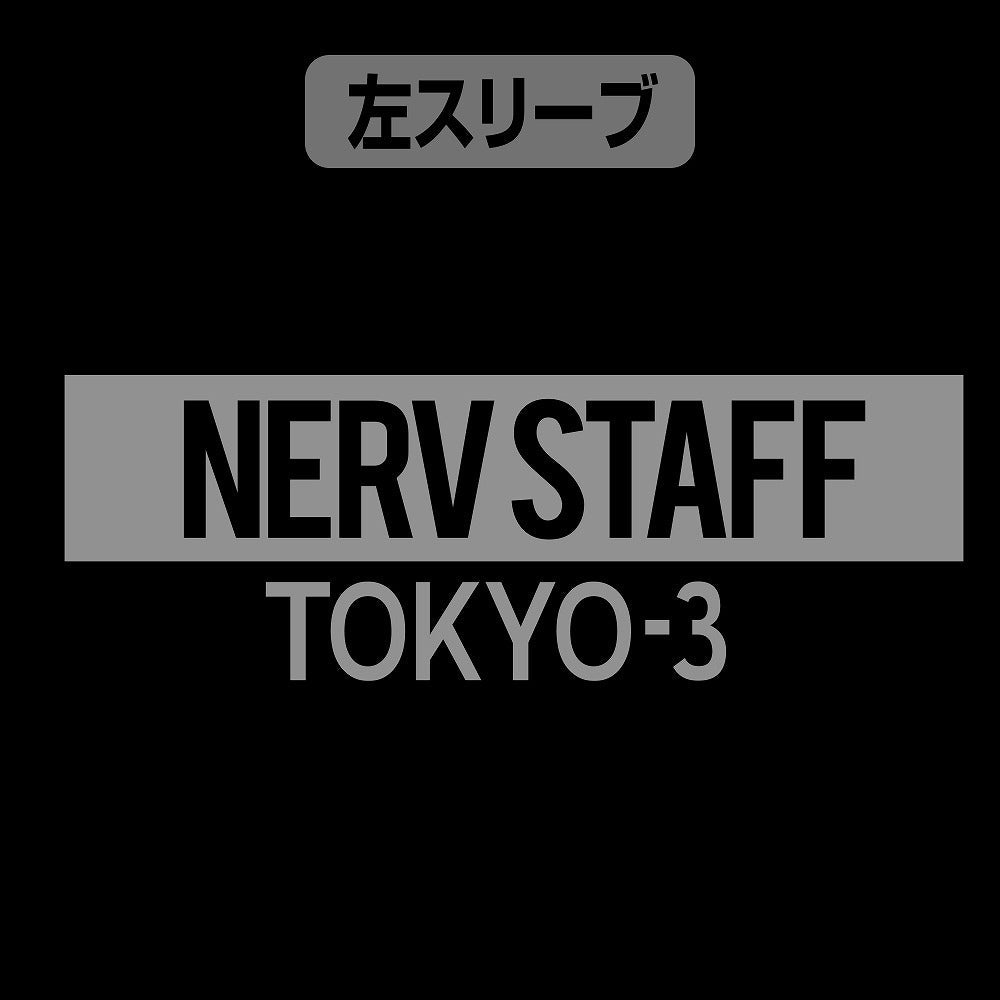 EVANGELION NERV 刺繍ポロシャツ BLACK L 【01/24頃入荷】