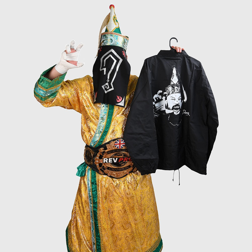 新日本プロレスリング グレート-O-カーン コーチジャケット BLACK M 【02/16頃入荷】