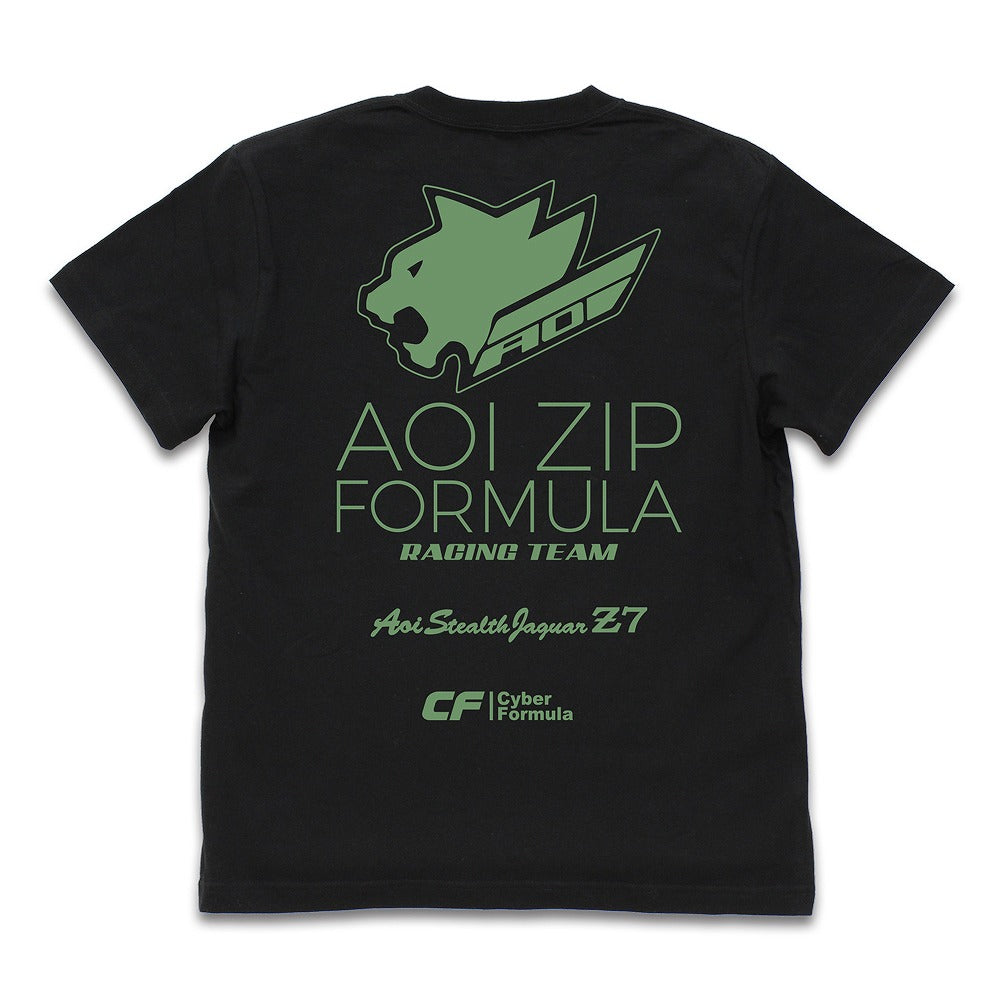 新世紀GPXサイバーフォーミュラ アオイZIPフォーミュラ Tシャツ BLACK S 【02/04頃入荷】