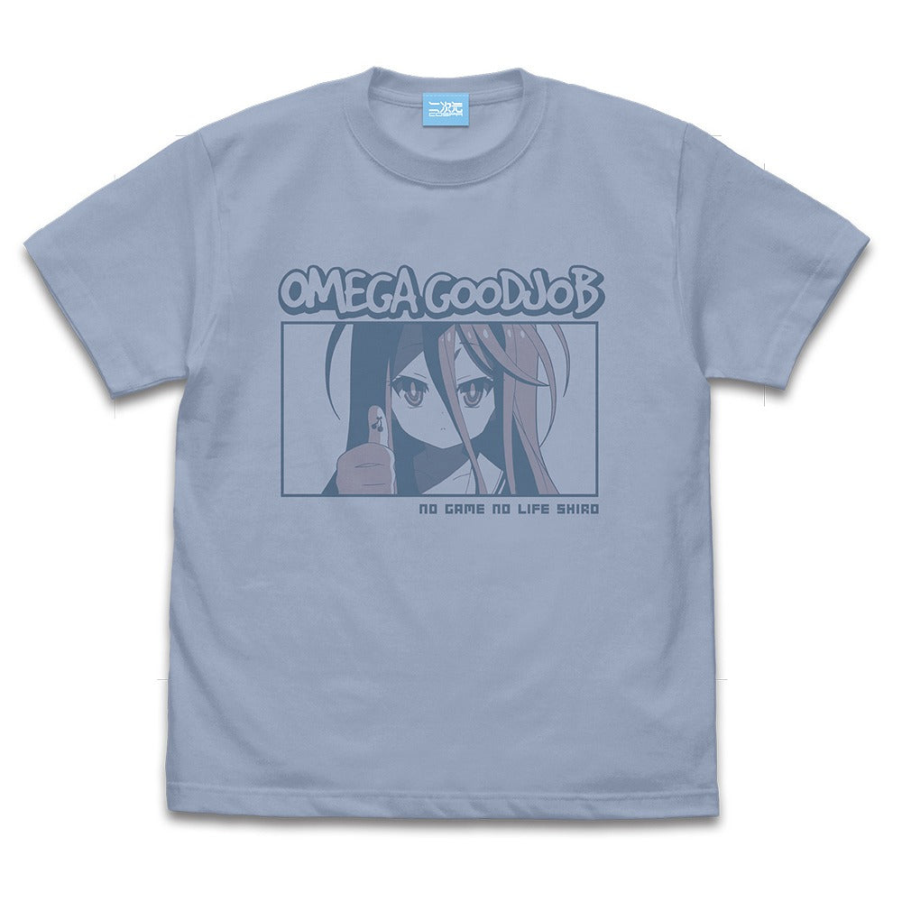 ノーゲーム・ノーライフ 「白」の「オメガぐっじょぶ」ウインドウ Tシャツ WHITE XL 【01/24頃入荷】