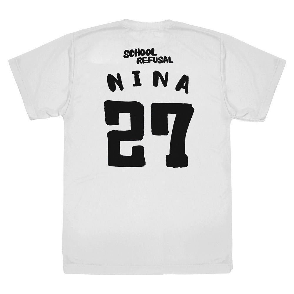 ガールズバンドクライ 井芹仁菜の「不登校」 ドライTシャツ WHITE XL 【01/24頃入荷】