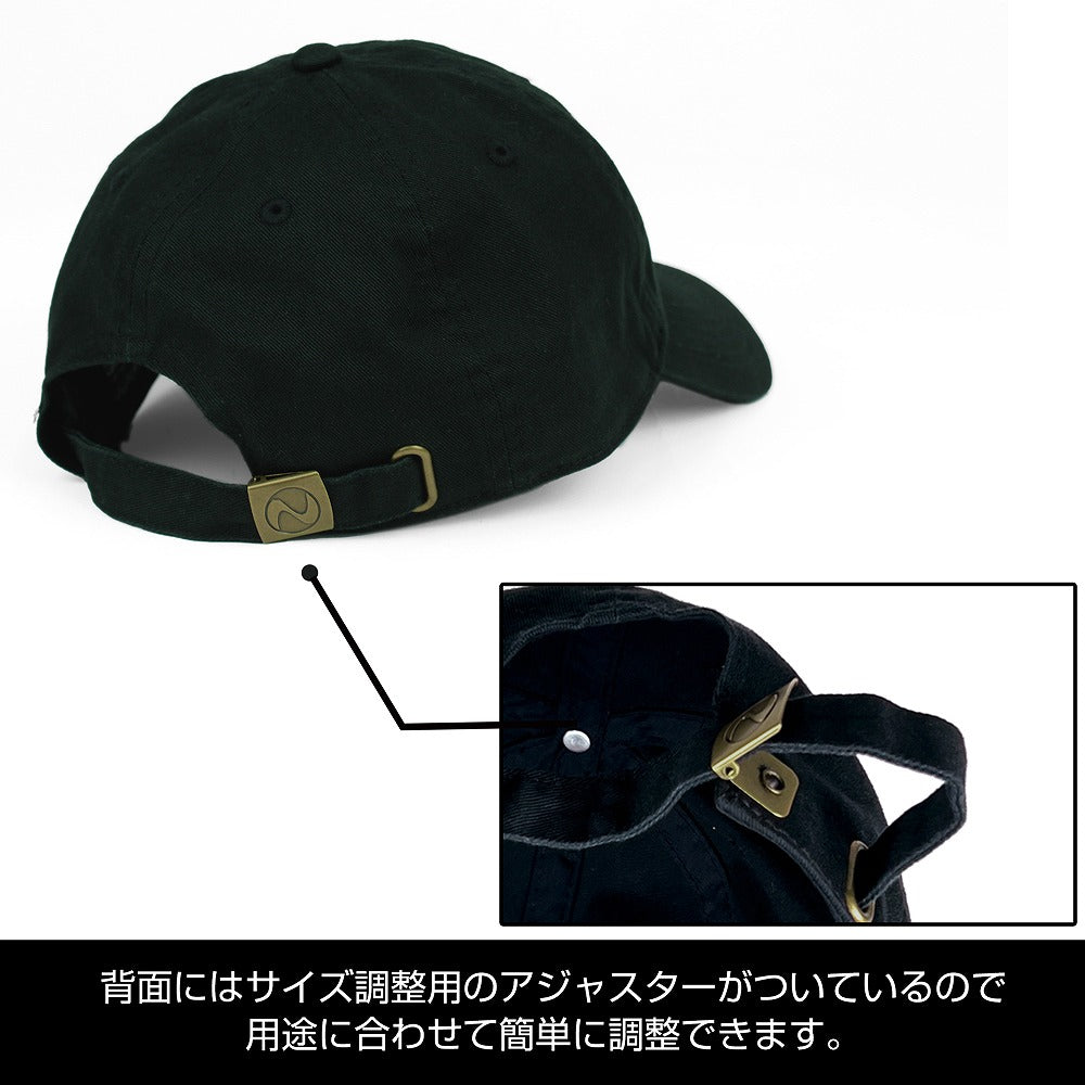 ドリームキャスト ロゴ 刺繍ローキャップ BLACK 【01/24頃入荷】