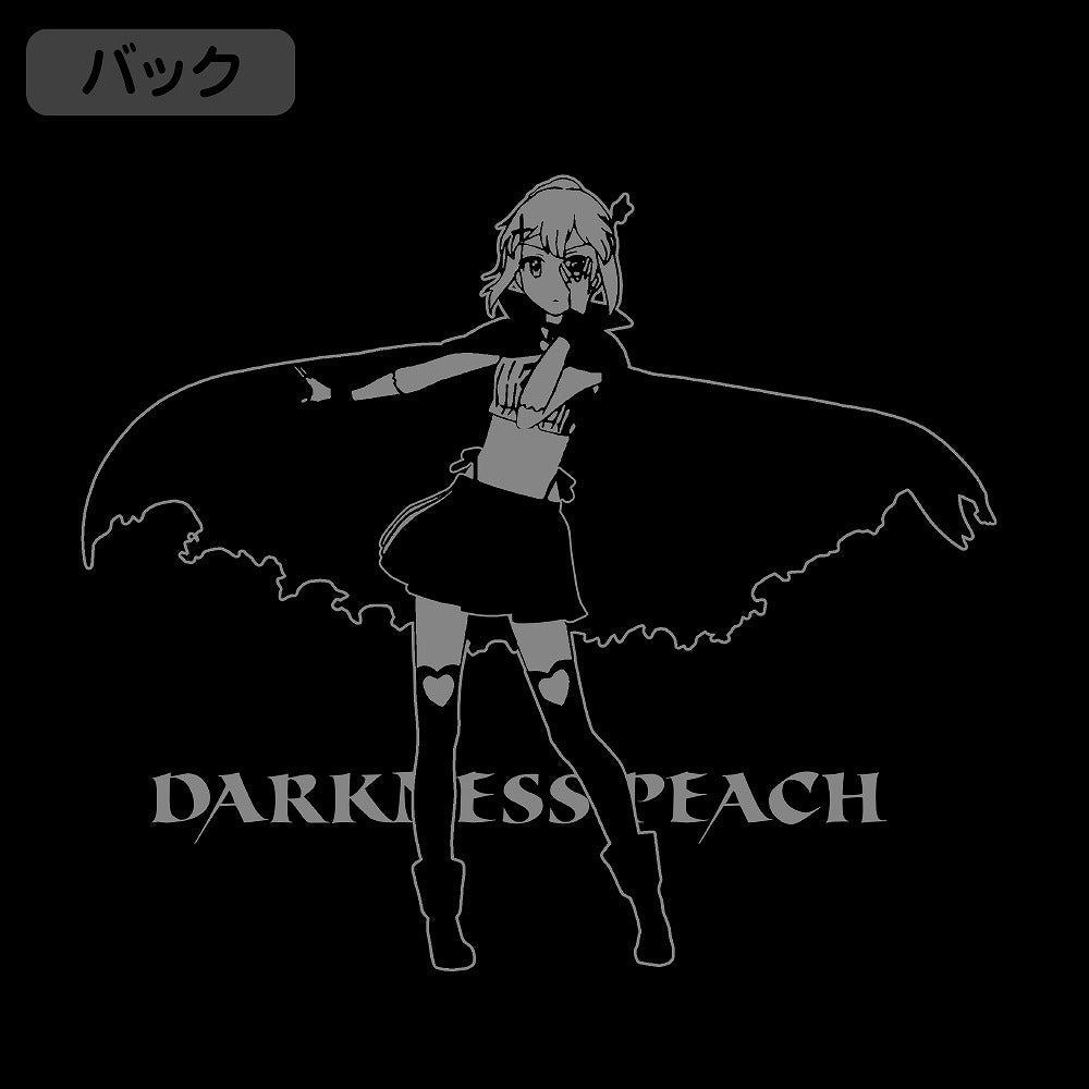 まちカドまぞく 2丁目 桃の闇堕ちTシャツ BLACK XL 【01/24頃入荷】