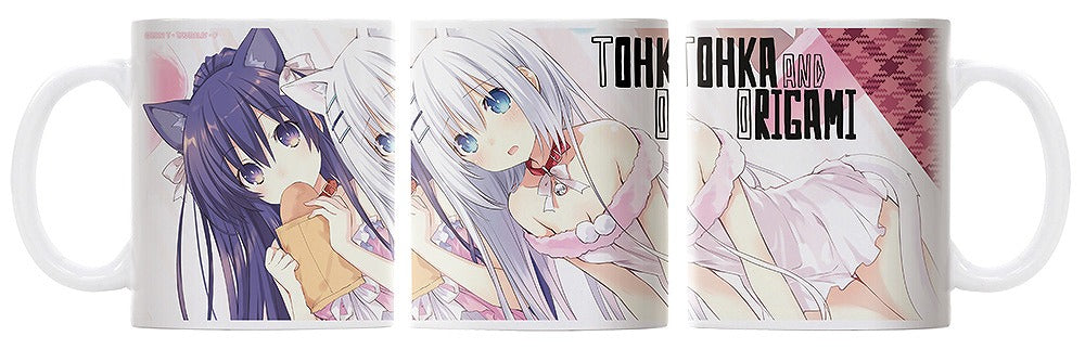 デート・ア・ライブIV 夜刀神十香&鳶一折紙ネコミミVer. フルカラーマグカップ 【02/04頃入荷】